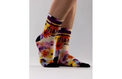 BIANCHI MILANO Chaussettes Vélo Femme Gravel 2024 - Flower Ecru