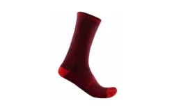 CASTELLI Chaussettes Vélo été Superleggera T 18 Bordeau