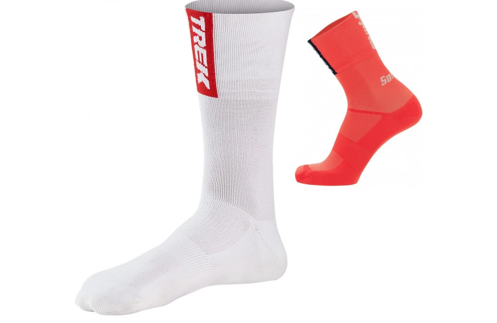 Santini Chaussettes Vélo été TREK SEGAFREDO 2023 1 Santini Chaussettes Vélo été TREK SEGAFREDO 2023