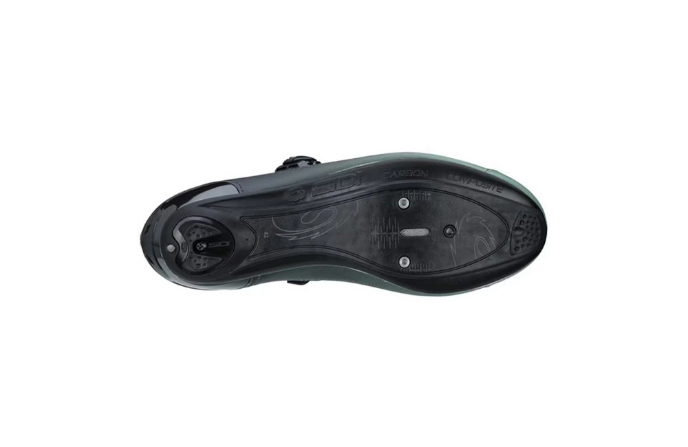 Chaussures De Vélo Route SIDI Genius 10 Vert / Noir 2 Chaussures De Vélo Route SIDI Genius 10 Vert / Noir – Image 2