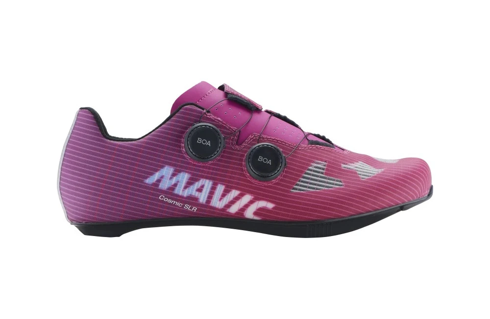 MAVIC Chaussures Vélo Route Cosmic SLR 2025 - Bleu-rouge Fuchsia 1 MAVIC Chaussures Vélo Route Cosmic SLR 2025 - Bleu-rouge Fuchsia