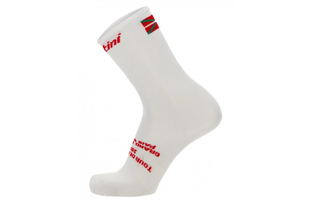 SANTINI Chaussettes Velo Hautes Tour De France Grand Départ Pays Basque 2023 1 SANTINI Chaussettes Velo Hautes Tour De France Grand Départ Pays Basque 2023