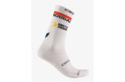 Castelli SOUDAL QUICK-STEP Chaussettes Vélo Rosso Corsa Pro 18